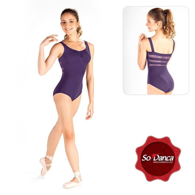 Collant Para Ballet com detalhe em Tule nas costas