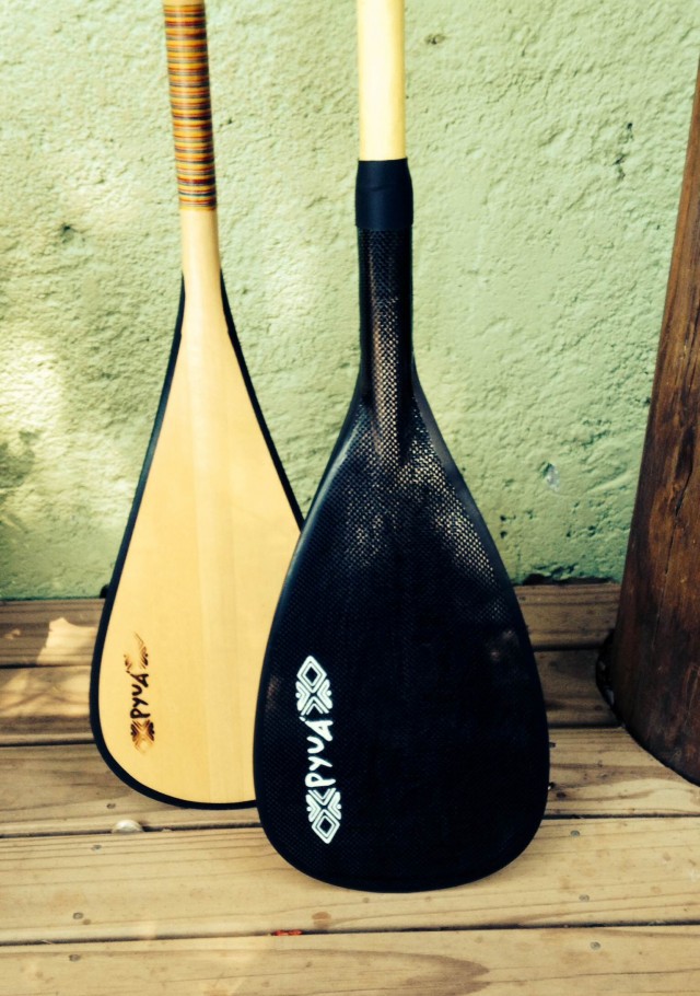 Remo para Stand Up Paddle fibra de carbono e madeira em Florianópolis