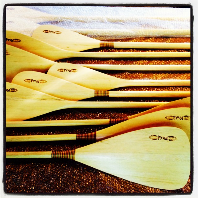 Remos de Madeira para Stand Up Paddle (SUP) em Florianópolis Pyuá