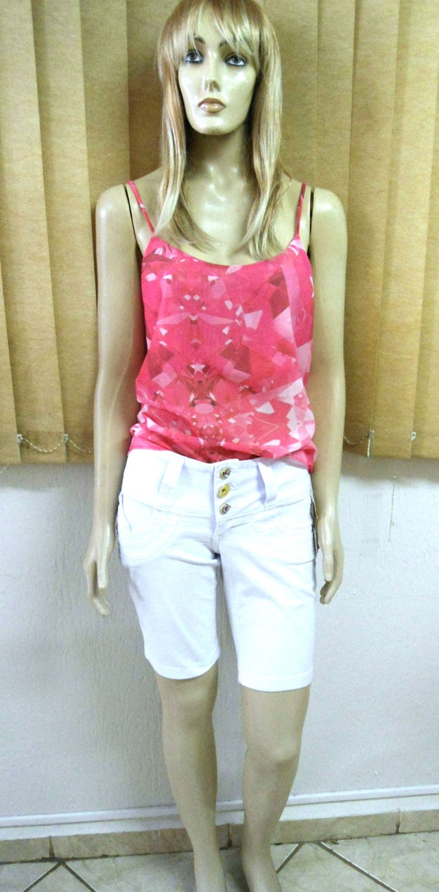 Blusa Feminina Dlz Bermuda Feminina Jean.com