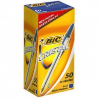 Caneta BIC Cristal - Caixa  50 UN (DESCONTO EXCLUSIVO BOCA SANTA OFERTAS)