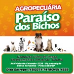 Agropecuária Paraíso dos Bichos Ração Produtos Veterinários Piracicaba