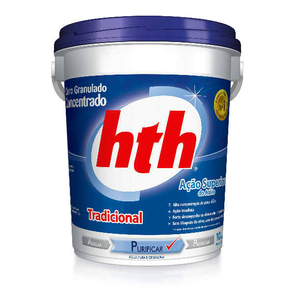 Cloro Granulado Tradicional 10Kg HTH