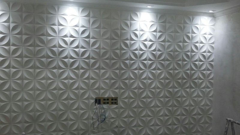 Painel 3D Modelo Flor