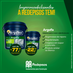 Para sua casa - Impermeabilizantes Argatex Argafix - Impermeabilizantes Argatex Argafix