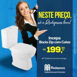 Para sua casa - Bacia Zip Com Caixa Incepa - Bacia Zip Com Caixa Incepa