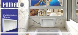 Nicho Para Banheiro Porcelanato Athenas 58 x 34 cm Murano 