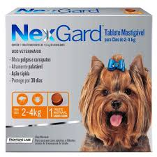 Nex Gard Medicamento para Cães Contra Carrapatos