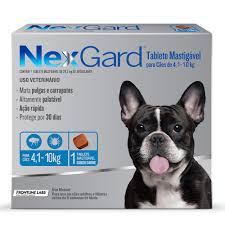  Nex Gard Medicamento para Cães Contra Carrapatos