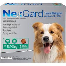 Nex Gard Medicamento para Cães Contra Carrapatos