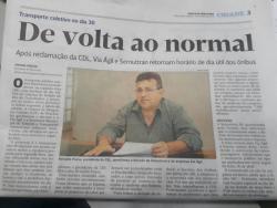 ''DE VOLTA AO NORMAL''