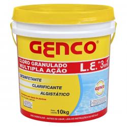 Cloro Granulado 3 em 1 balde 10 kg  Genco  Piracicaba