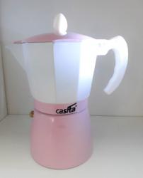 Para sua casa - Cafeteira Italiana 300ml (Rosa) - Cafeteira Italiana 300ml (Rosa)