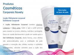 Esfoliante e hidrante corporal!!