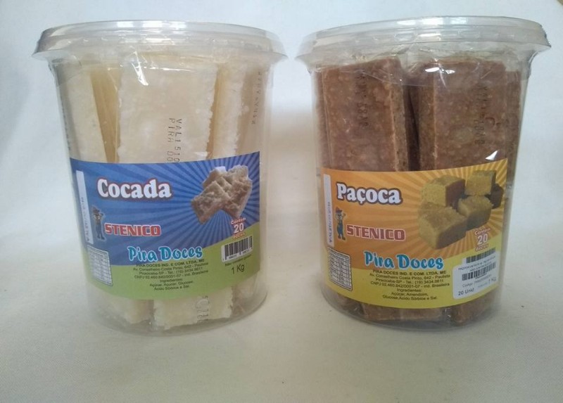 Cocada Branca e Paçoca