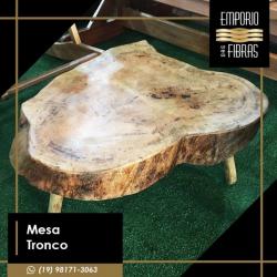 Para sua casa - Mesa de Centro Tronco Artesanal - Mesa de Centro Tronco Artesanal