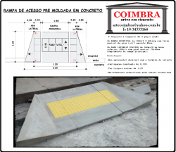 Rampa de Acessibilidade Acesso Calçada Cadeirante