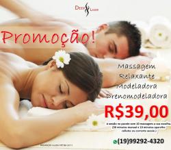 Promoção massagem modeladora