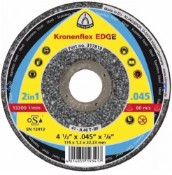 Equipamentos e Acessórios  - Disco de Corte EDGE 4.1/2x1,2 Klingspor Kronenflex (Melhor Walter / Norton / Pferd)  - Disco de Corte EDGE 4.1/2x1,2 Klingspor Kronenflex (Melhor Walter / Norton / Pferd) 