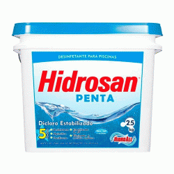 Cloro granulado - Hidrosan Penta - Balde 10 Kg