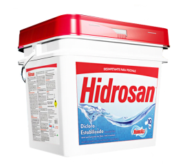 Cloro granulado - Hidrosan - Balde 10 Kg