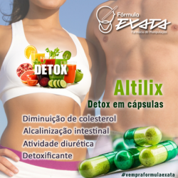 Saúde e beleza - Desintoxicante Detox em Capsulas Alcachofra Altilix - Desintoxicante Detox em Capsulas Alcachofra Altilix