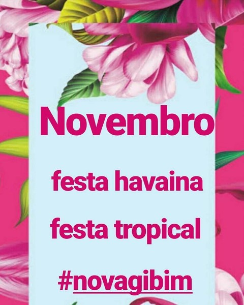 Motivo Flamingo festas tropicais