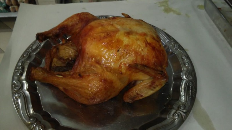 Frango com Farofa