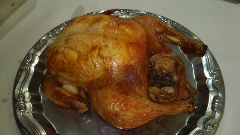 Frango com Farofa