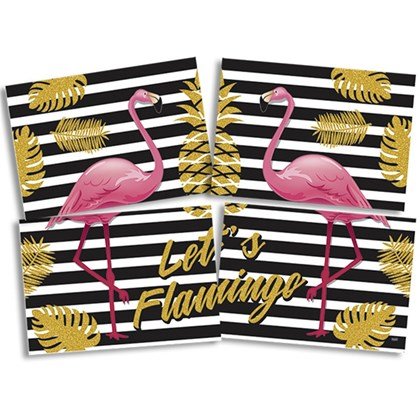 Tema-Festa-Flamingo-Tropical-Havaino