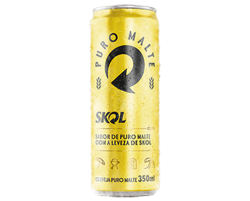 CERVEJA SKOL PURO MALTE LATA 350ML/limite 2fd. p/compra 