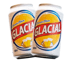 Alimentação - Cerveja GLACIAL lata 350 ML - Cerveja GLACIAL lata 350 ML