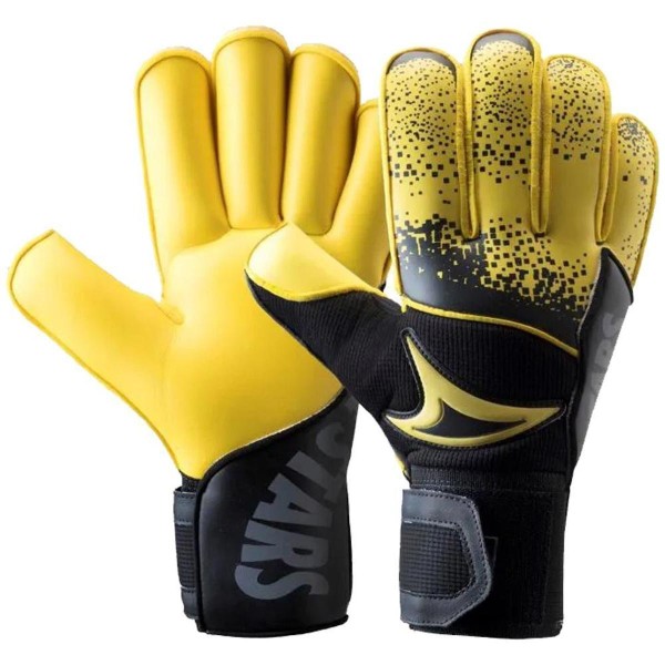 luva-de-goleiro three stars fox amarela preta