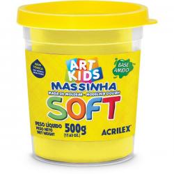 Livraria e papelaria - Massa de modelar soft acrilex 500g - Massa de modelar soft acrilex 500g