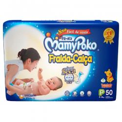 Fralda Para Bebe Infantil tamanho P/50 M/42 G/36 XG/32 XXG/28 Mamypoko Calça