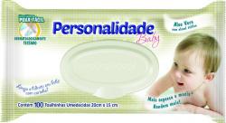 Toalha Umedecida Personalidade Baby c/ 100 unidades