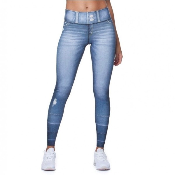 Legging jeans Rola Moça