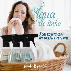 Água de linho para roupas, lençóis e toalhas Verde Brasil