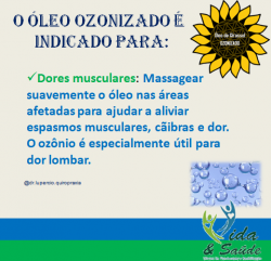 OLEO OZONIZADO PARA DOR 