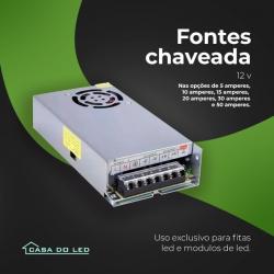 FONTES CHAVEADAS SLIM PARA FITAS LED 12V