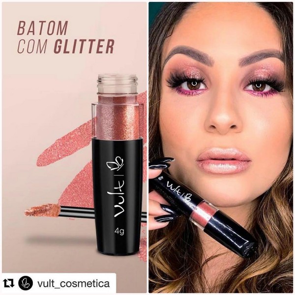 batom-matte-com-gliter