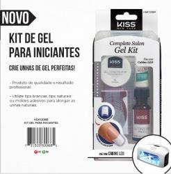 Kit Unha em Gel  Kiss New York HGK120BR.