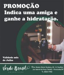 PROMOÇÃO INDIQUE UMA AMIGA E GANHE UMA HIDRATAÇÃO