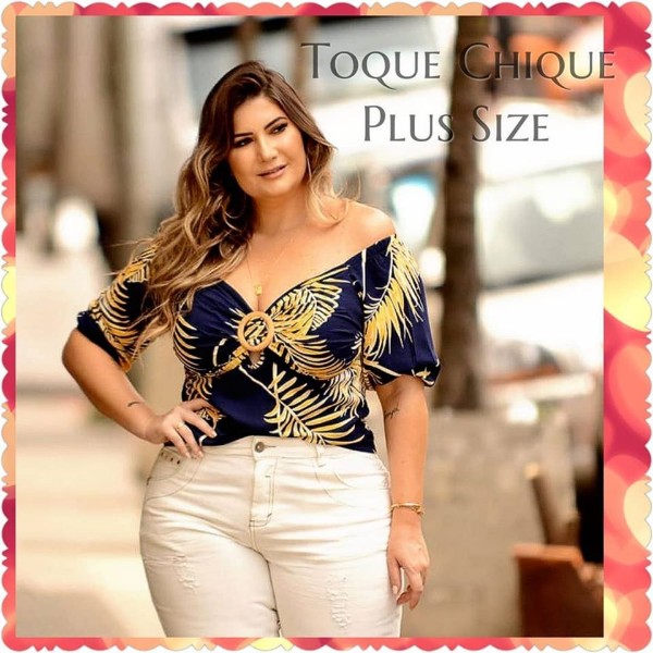 blusas modinha plus size