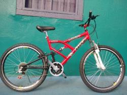 Esporte - BICICLETA ARO 26'' FULL, 21V, SUSPENSÃO DIANTEIRA - BICICLETA ARO 26'' FULL, 21V, SUSPENSÃO DIANTEIRA