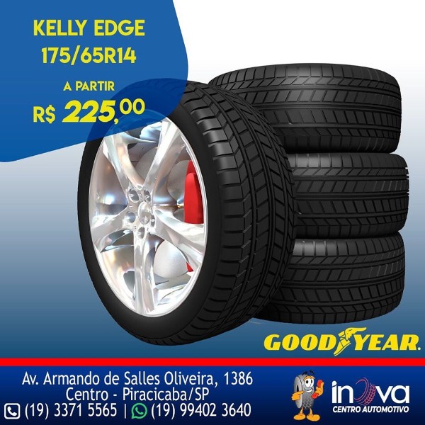 Pneu Goodyear 175/65 R14 Kelly Edge Touring em Piracicaba | Inova ...