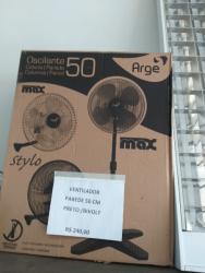 Ventilador de Parede 50 cm Oscilante Max