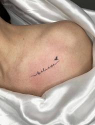 Tatuagem escrita 