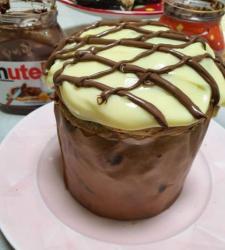 chocotone trufado de ninho c/nutella