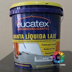 Para sua casa - Impermeabilizante para Laje Manta Liquida Eucatex 18 litros - Impermeabilizante para Laje Manta Liquida Eucatex 18 litros